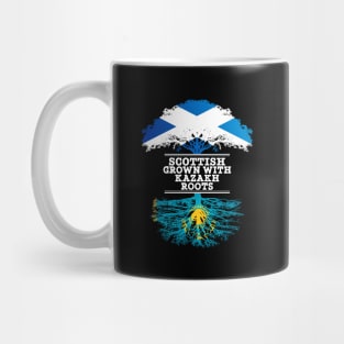 Scottish Grown With Kazakh Roots - Gift for Kazakh With Roots From Kazakhstan Mug